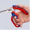 Knipex 95 05 20 SB knaibles Nerūsējošais tērauds Plastmasas rokturis Zils Sarkans