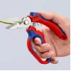 Knipex 95 05 20 SB knaibles Nerūsējošais tērauds Plastmasas rokturis Zils Sarkans