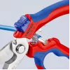 Knipex 95 05 20 SB knaibles Nerūsējošais tērauds Plastmasas rokturis Zils Sarkans