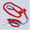 Knipex 95 05 20 SB knaibles Nerūsējošais tērauds Plastmasas rokturis Zils Sarkans