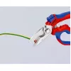 Knipex 95 05 20 SB knaibles Nerūsējošais tērauds Plastmasas rokturis Zils Sarkans