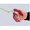 Knipex 95 05 20 SB knaibles Nerūsējošais tērauds Plastmasas rokturis Zils Sarkans