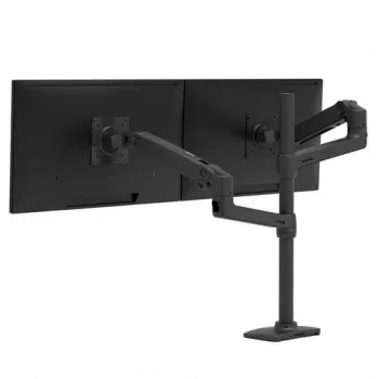ERGOTRON LX Dual Stacking Arm, Tall Pole (Matte Melns)