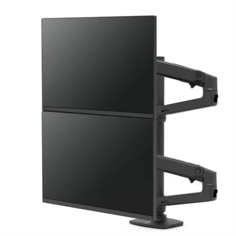 ERGOTRON LX Dual Stacking Arm, Tall Pole (Matte Melns)