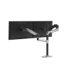 Ergotron LX Series LX Dual Stacking Arm, garš stienis 101,6 cm, alumīnijs, skava, 20 kg