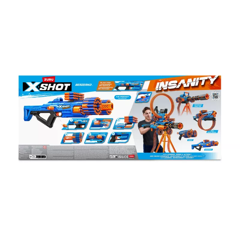 XSHOT Insanity Berzerko (48 bultas) ZURU