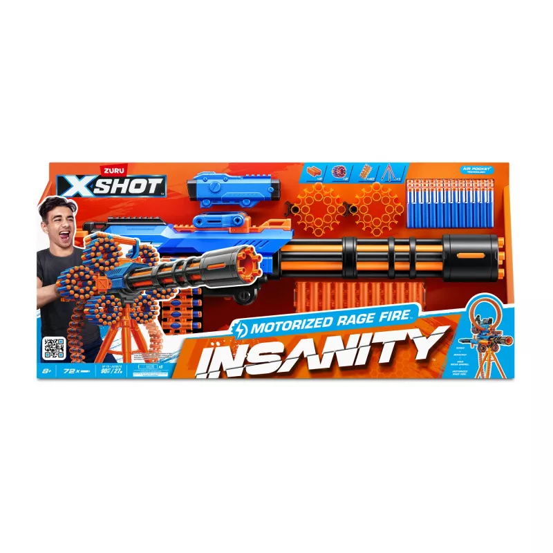 XSHOT Insanity Motorized Rage Fire (72 bultas) ZURU