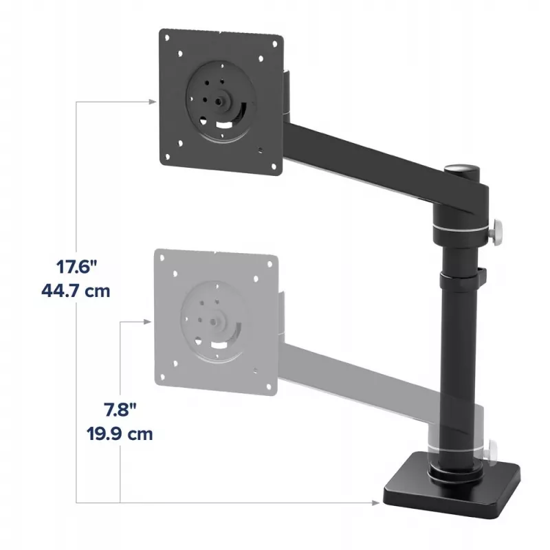 ERGOTRON NX monitora statīvs – matēti melns