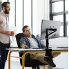 ERGOTRON NX monitora statīvs – matēti melns