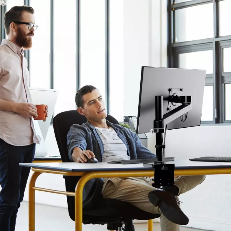 ERGOTRON NX monitora statīvs – matēti melns