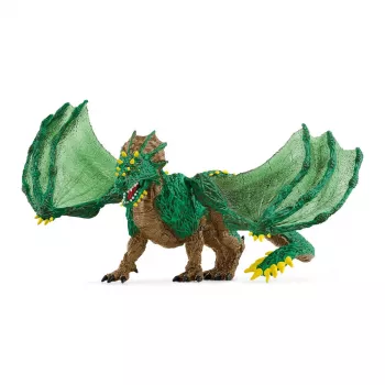 Rotaļlieta Schleich ELDRADOR CREATURES Džungļu pūķis 70791S Brūns Zaļš Dzeltens