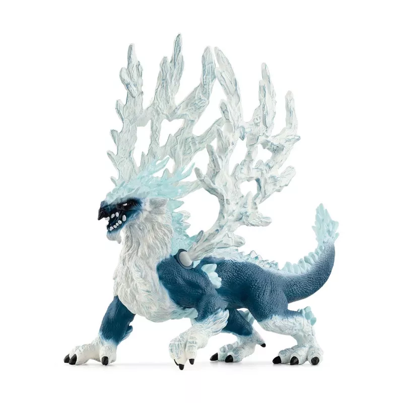 schleich ELDRADOR CREATURES Ledus pūķis, 7 gadi, Ledus pasaule, Briesmoņi un pūķi, Zils, Balts, Plastmasa