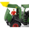 Traktors ar piekabi Schleich FARM WORLD 42608 Melns Zaļš Sarkans Dzeltens