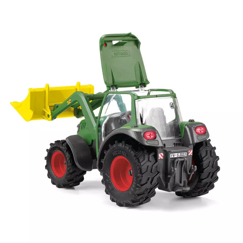 Traktors ar piekabi Schleich FARM WORLD 42608 Melns Zaļš Sarkans Dzeltens