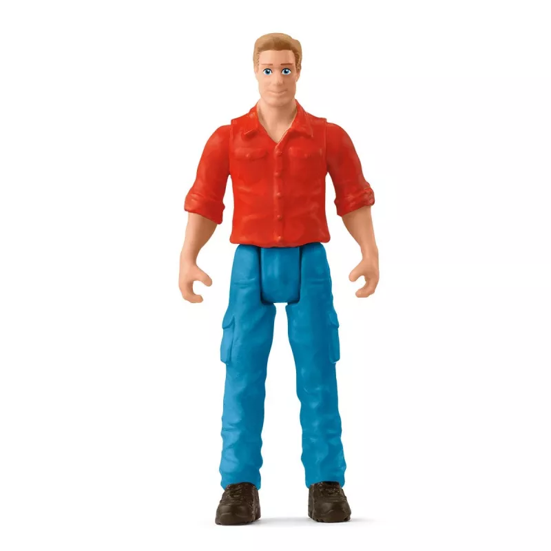 Traktors ar piekabi Schleich FARM WORLD 42608 Melns Zaļš Sarkans Dzeltens