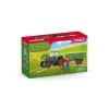 Traktors ar piekabi Schleich FARM WORLD 42608 Melns Zaļš Sarkans Dzeltens