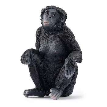 Figūriņa Schleich WILD LIFE Bonobo mātīte 14875 Melna 3 gadi