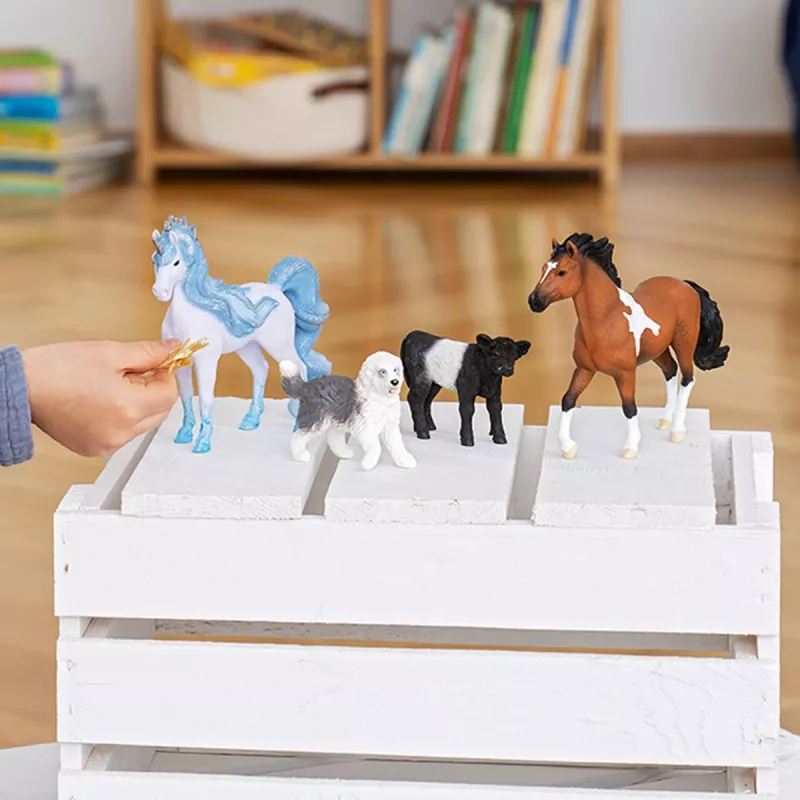 schleich HORSE CLUB Mangalarga Marchador Ērzelis, 5 gadu(-i), Zirgi, Melns, Brūns, Balts, Plastmasa