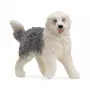 schleich FARM WORLD Old English Sheepdog, 3 gadu vecumam, Suņi, Lauku dzīvnieki / lauku rotaļlietas, Pelēks, Balts, Plastmasa