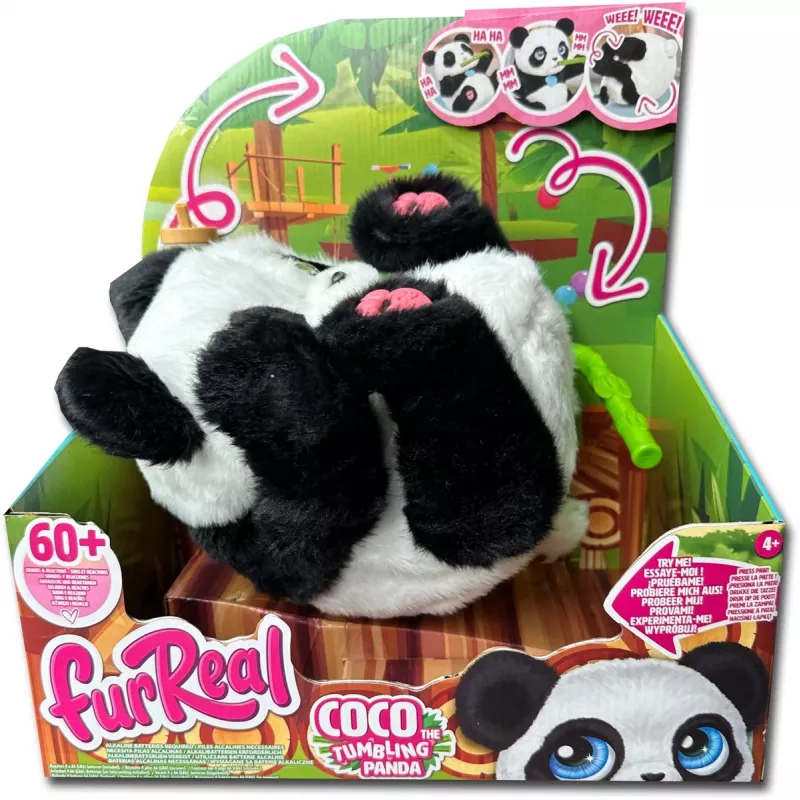 Just Play FurReal - Coco De Rollende Panda, zēnam/meitenei, 4 gadi, skaņas