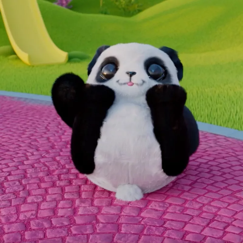 Just Play FurReal - Coco De Rollende Panda, zēnam/meitenei, 4 gadi, skaņas