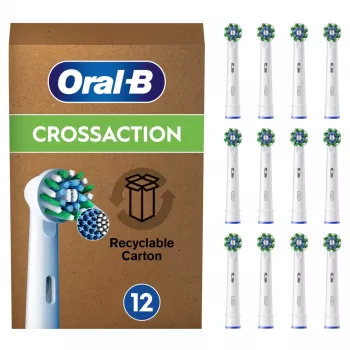 Oral-B CrossAction 12 gab. Balts