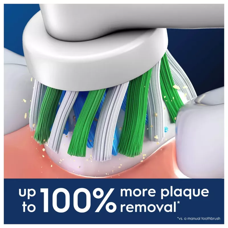 Oral-B CrossAction 12 gab. Balts