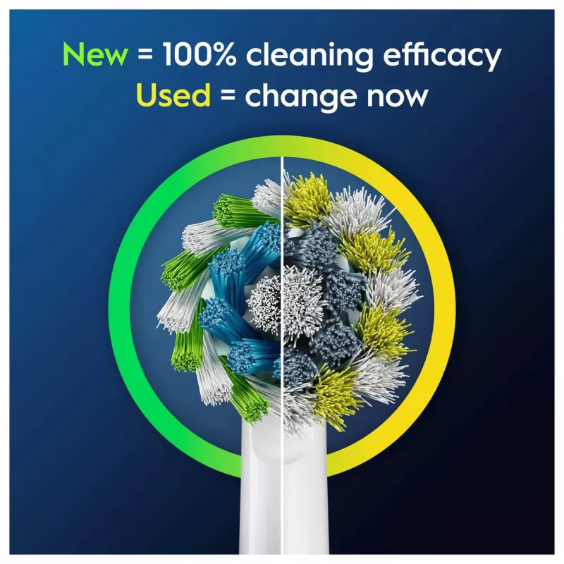 Oral-B CrossAction 12 gab. Balts