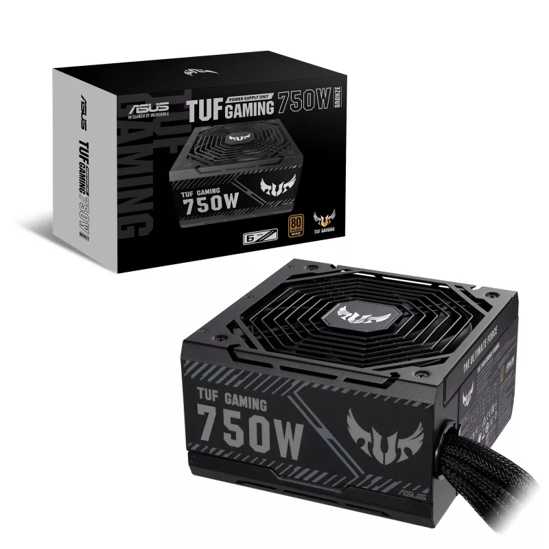 ASUS TUF-GAMING-750B barošanas bloks 750 W 20+4 kontaktu ATX ATX melns