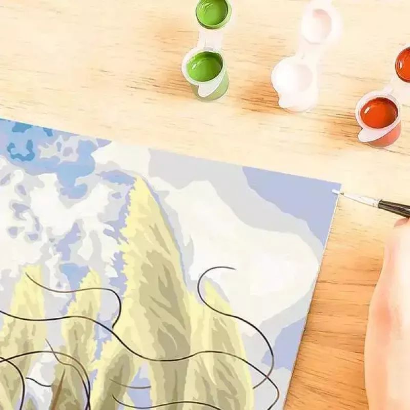 Gleznošanas komplekts Ravensburger CreArt — “Zāle vējā” (modelis 23611) no Ravensburger
