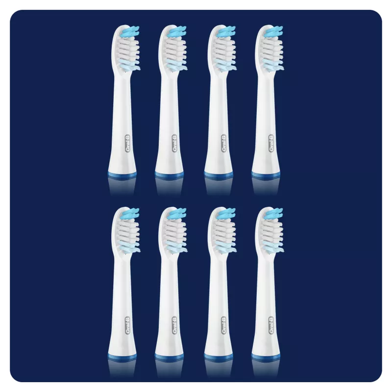 Oral-B Pulsonic Clean 81748491 zobu birstes galviņa 8 gab. Balts