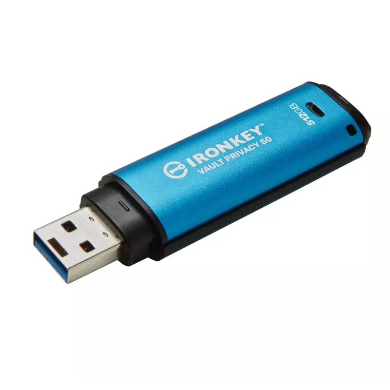 USB zibatmiņa Kingston Technology 512GB IronKey Vault Privacy 50 AES-256