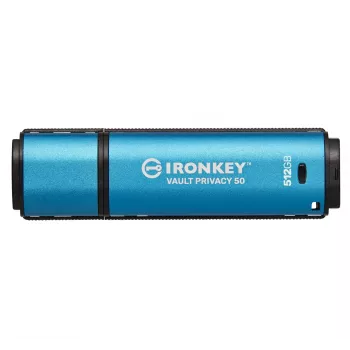 USB zibatmiņa Kingston Technology 512GB IronKey Vault Privacy 50 AES-256