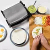 Kontaktgrils CECOTEC Rock'nGrill 2000 — 2000 W, taisnstūra, melns/nerūsējošais tērauds, regulējams termostats, 340×330×130 mm
