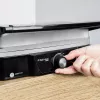 Kontaktgrils CECOTEC Rock'nGrill 2000 — 2000 W, taisnstūra, melns/nerūsējošais tērauds, regulējams termostats, 340×330×130 mm
