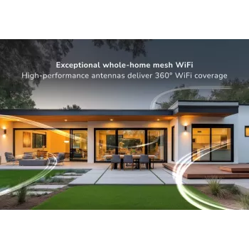 NETGEAR Orbi 370 Divjoslu (2,4 GHz / 5 GHz) Wi-Fi 7 (802.11be) Balts 2 Iekšējā