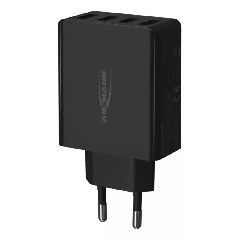 ANSMANN sienas USB lādētājs, 4 pieslēgvietas