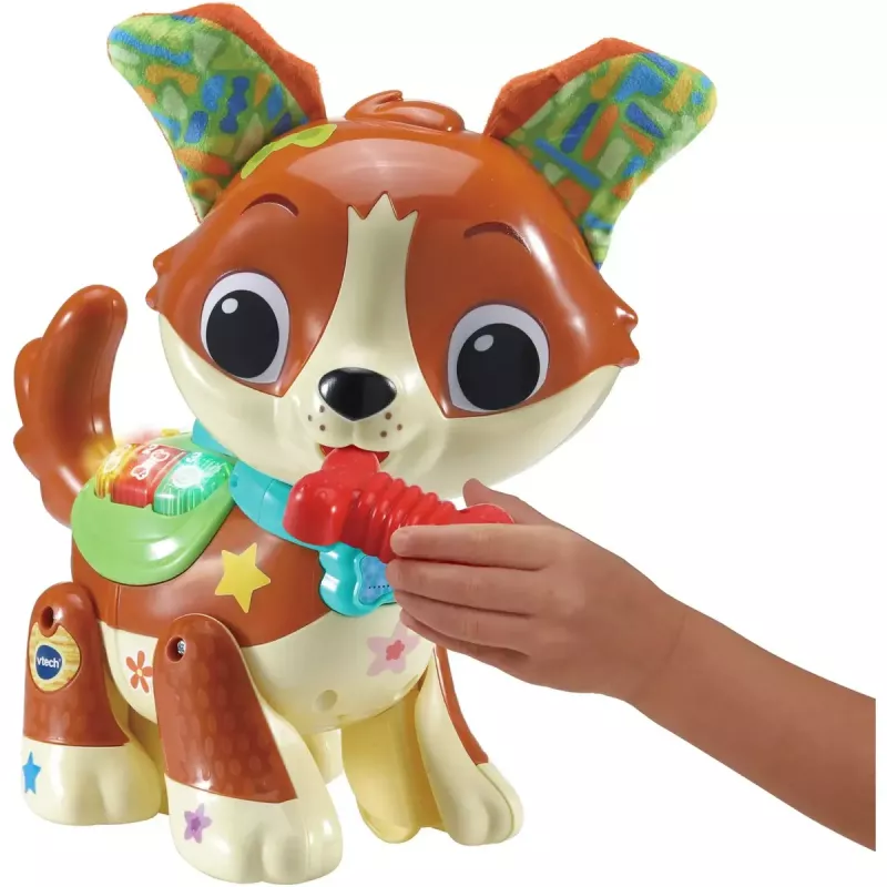 Rotaļu figūriņa VTech Run With Me Puppy 80-552564 interaktīva mācību rotaļlieta ar skaņām un kustību