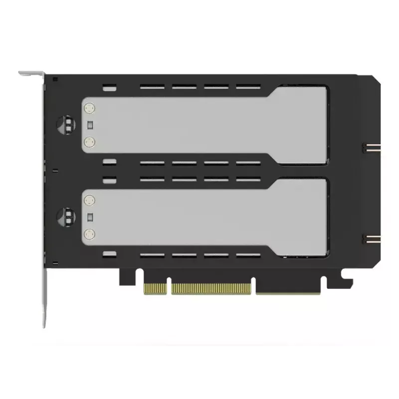 Icy Dock ExpressSlot Elite interfeisa karte MB842MP-B — PCIe karstās nomaiņas 2,5 collu diska nodalījuma adapteris, melns/sudrabains