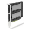 Icy Dock ExpressSlot Elite interfeisa karte MB842MP-B — PCIe karstās nomaiņas 2,5 collu diska nodalījuma adapteris, melns/sudrabains