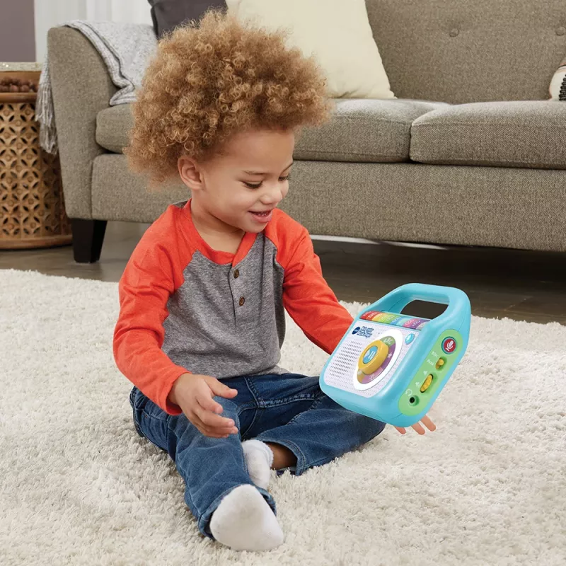 VTech Baby Mans pirmais mūzikas atskaņotājs, muzikāla rotaļlieta, 2 gadi, AA, 480 g, zila, balta