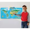 VTech Interaktīvā pasaules karte, 6 gadi, skaņas efekti, nepieciešamas baterijas, AA, daudzkrāsu