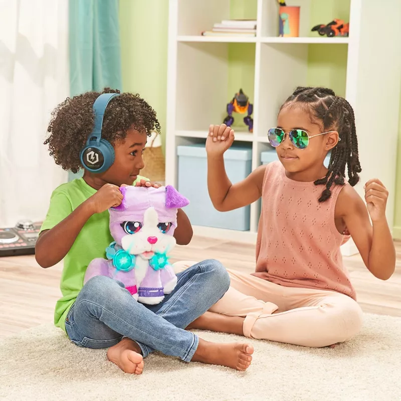 VTech KidiFriends DJ BeatBoxer Voice Recording Auto Shut-off Daudzkrāsains