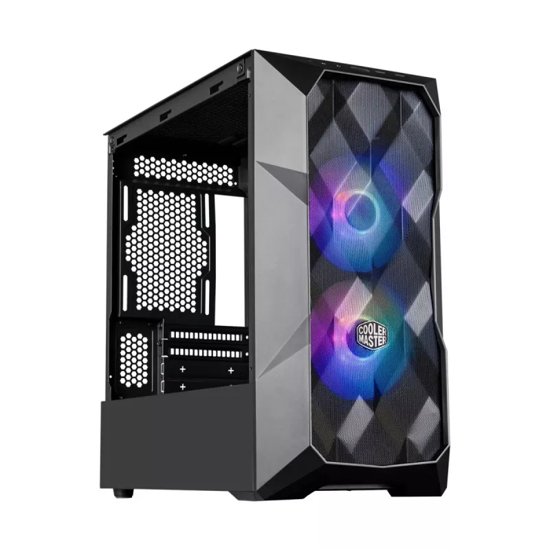 COOLER MASTER CPU Chassis Masterbox TD300 Mesh Mid Tower Melns