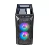 COOLER MASTER CPU Chassis Masterbox TD300 Mesh Mid Tower Melns