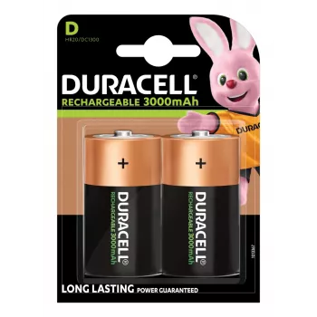 Duracell mājsaimniecības akumulators Uzlādējams akumulators D Niķeļa-metāla hidrīda (NiMH)