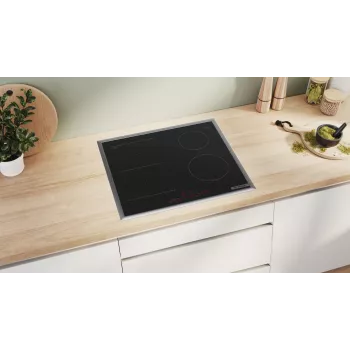 Bosch Serie 6 PVS645HB1E plīts Melna Iebūvējama 60 cm Zonu indukcijas plīts 4 zona(s)