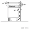 Bosch Serie 6 PXV845HC1E plīts virsma Melna Iebūvējams 80 cm Indukcijas plīts virsma ar zonām 5 zona(s)