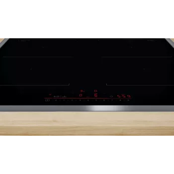 Bosch Serie 6 PVQ645HB1E plīts virsma Melna Iebūvējams 60 cm Zonas indukcijas plīts virsma 4 zona(s)