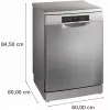 Bosch Serie 6 SMS6ZCI16E trauku mazgājamā mašīna Brīvi stāvoša 14 vietu komplekti